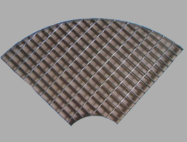 扇形鋼格板